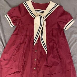 Red Sailor Lolita Dress